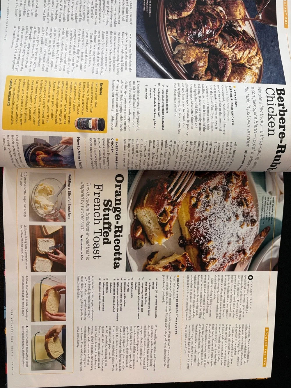 Cook’s country￼ 2022 cookbook